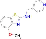 4-methoxy-N-(pyridin-4-ylmethyl)benzo[d]thiazol-2-amine