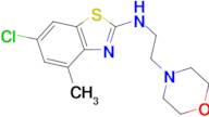 6-chloro-4-methyl-N-(2-morpholinoethyl)benzo[d]thiazol-2-amine