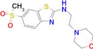 6-(methylsulfonyl)-N-(2-morpholinoethyl)benzo[d]thiazol-2-amine