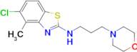 5-chloro-4-methyl-N-(3-morpholinopropyl)benzo[d]thiazol-2-amine