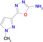 5-(1-methyl-1H-pyrazol-3-yl)-1,3,4-oxadiazol-2-amine