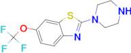 2-piperazin-1-yl-6-(trifluoromethoxy)-1,3-benzothiazole