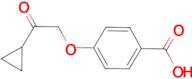 4-(2-cyclopropyl-2-oxoethoxy)benzoic acid