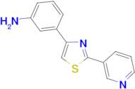 [3-(2-pyridin-3-yl-1,3-thiazol-4-yl)phenyl]amine