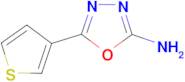 5-(3-thienyl)-1,3,4-oxadiazol-2-amine