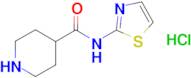 N-1,3-thiazol-2-ylpiperidine-4-carboxamide hydrochloride