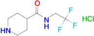 N-(2,2,2-trifluoroethyl)piperidine-4-carboxamide hydrochloride