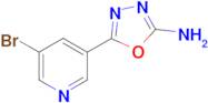 5-(5-bromopyridin-3-yl)-1,3,4-oxadiazol-2-amine