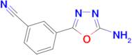 3-(5-amino-1,3,4-oxadiazol-2-yl)benzonitrile