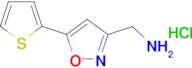 {[5-(2-Thienyl)isoxazol-3-yl]methyl}amine hydrochloride