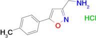 {[5-(4-Methylphenyl)isoxazol-3-yl]methyl}amine hydrochloride