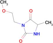 3-(2-methoxyethyl)-5-methylimidazolidine-2,4-dione