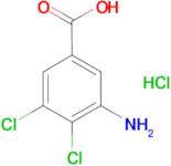 3-amino-4,5-dichlorobenzoic acid hydrochloride