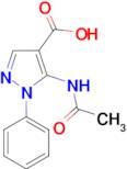 5-(acetylamino)-1-phenyl-1H-pyrazole-4-carboxylic acid