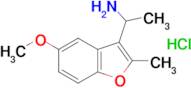 1-(5-Methoxy-2-methyl-1-benzofuran-3-yl)ethanamine hydrochloride