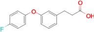 3-[3-(4-fluorophenoxy)phenyl]propanoic acid