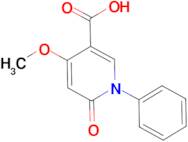 4-methoxy-6-oxo-1-phenyl-1,6-dihydropyridine-3-carboxylic acid