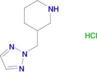 3-((2H-1,2,3-triazol-2-yl)methyl)piperidine hydrochloride