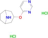 3-(pyrimidin-4-yloxy)-8-azabicyclo[3.2.1]octane dihydrochloride