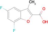 5,7-Difluoro-3-methyl-1-benzofuran-2-carboxylic acid