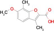 6-methoxy-3,7-dimethyl-1-benzofuran-2-carboxylic acid