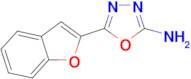 5-(1-benzofuran-2-yl)-1,3,4-oxadiazol-2-amine