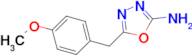 5-(4-methoxybenzyl)-1,3,4-oxadiazol-2-amine