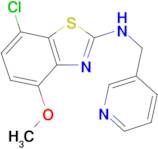 7-chloro-4-methoxy-N-(pyridin-3-ylmethyl)benzo[d]thiazol-2-amine