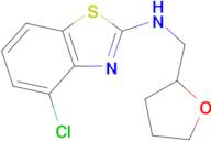 4-chloro-N-(tetrahydrofuran-2-ylmethyl)-1,3-benzothiazol-2-amine