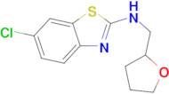 6-chloro-N-(tetrahydrofuran-2-ylmethyl)-1,3-benzothiazol-2-amine