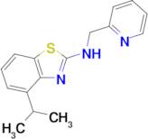 4-isopropyl-N-(pyridin-2-ylmethyl)-1,3-benzothiazol-2-amine