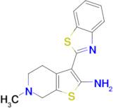 3-(1,3-benzothiazol-2-yl)-6-methyl-4,5,6,7-tetrahydrothieno[2,3-c]pyridin-2-amine