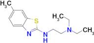 N,N-diethyl-N'-(6-methyl-1,3-benzothiazol-2-yl)ethane-1,2-diamine