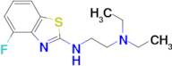 N,N-diethyl-N'-(4-fluoro-1,3-benzothiazol-2-yl)ethane-1,2-diamine