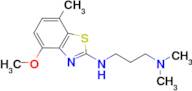 N'-(4-methoxy-7-methyl-1,3-benzothiazol-2-yl)-N,N-dimethylpropane-1,3-diamine