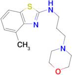 4-methyl-N-(3-morpholin-4-ylpropyl)-1,3-benzothiazol-2-amine