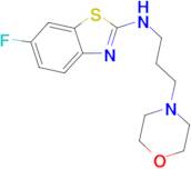 6-fluoro-N-(3-morpholin-4-ylpropyl)-1,3-benzothiazol-2-amine