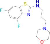 4,6-difluoro-N-(3-morpholinopropyl)benzo[d]thiazol-2-amine