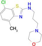 7-chloro-4-methyl-N-(3-morpholinopropyl)benzo[d]thiazol-2-amine