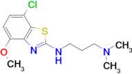 N'-(7-chloro-4-methoxy-1,3-benzothiazol-2-yl)-N,N-dimethylpropane-1,3-diamine