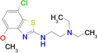 N1-(7-chloro-4-methoxybenzo[d]thiazol-2-yl)-N2,N2-diethylethane-1,2-diamine