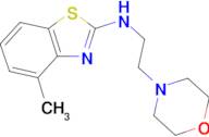 4-methyl-N-(2-morpholin-4-ylethyl)-1,3-benzothiazol-2-amine