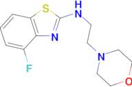 4-fluoro-N-(2-morpholin-4-ylethyl)-1,3-benzothiazol-2-amine