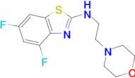 4,6-difluoro-N-(2-morpholin-4-ylethyl)-1,3-benzothiazol-2-amine