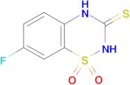 7-fluoro-2H-1,2,4-benzothiadiazine-3(4H)-thione 1,1-dioxide