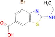 4-bromo-2-(ethylamino)benzo[d]thiazole-6-carboxylic acid