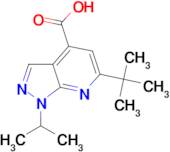 6-(tert-butyl)-1-isopropyl-1H-pyrazolo[3,4-b]pyridine-4-carboxylic acid
