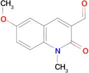 6-methoxy-1-methyl-2-oxo-1,2-dihydroquinoline-3-carbaldehyde