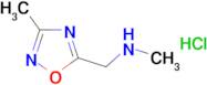 N-methyl-1-(3-methyl-1,2,4-oxadiazol-5-yl)methanamine hydrochloride