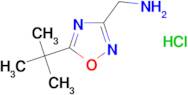 (5-(tert-butyl)-1,2,4-oxadiazol-3-yl)methanamine hydrochloride